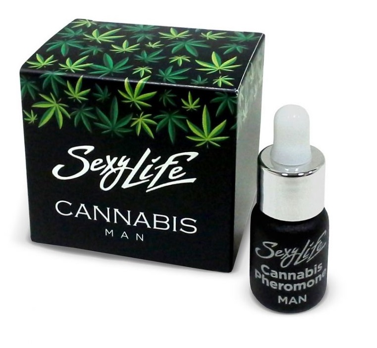 Мужские концентрированные духи с феромонами и ароматом конопли "Sexy Life Cannabis Pheromone", 5 мл